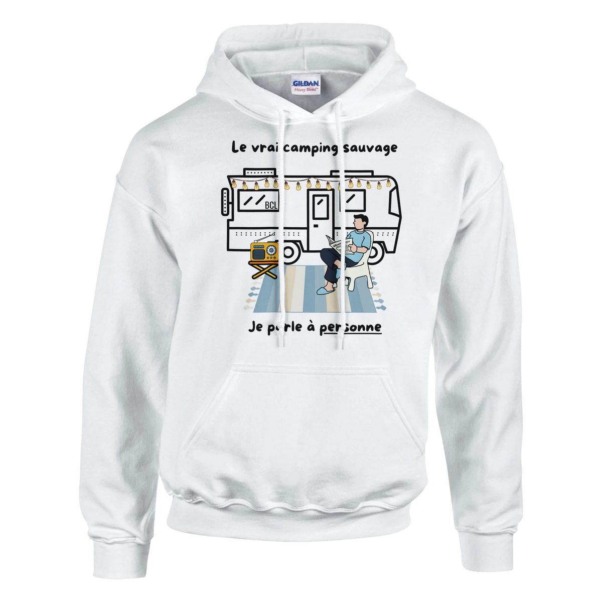 Unisex Hoodie | Le vrai camping